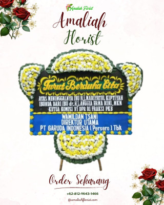 Papan Bunga Duka di Antapani Kidul