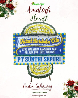Papan Bunga Duka di Antapani Kidul