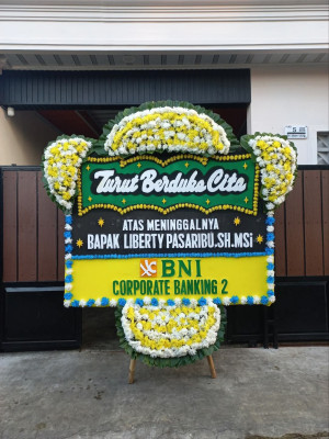 Papan Bunga Duka di Antapani Kidul