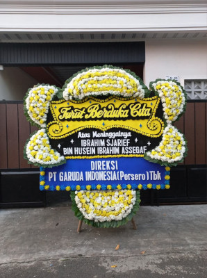 Papan Bunga Duka di Antapani Kidul