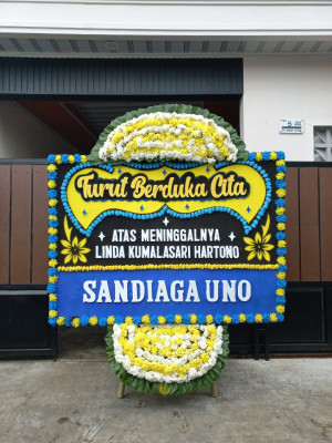 Papan Bunga Duka di Antapani Kidul