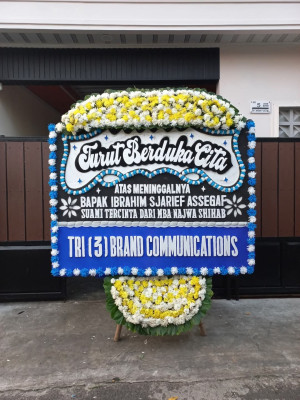 Papan Bunga Duka di Antapani Kidul